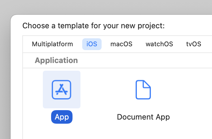Initial configuration